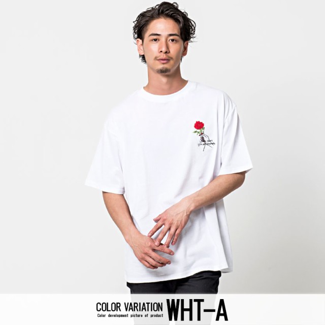 セール Sale 25 Off Tシャツ メンズ 半袖 Cavaria キャバリア バラ刺繍入りビッグシルエットtシャツ 即日発送 トップス インナー カットの通販はau Pay マーケット Silver Bullet シルバーバレット