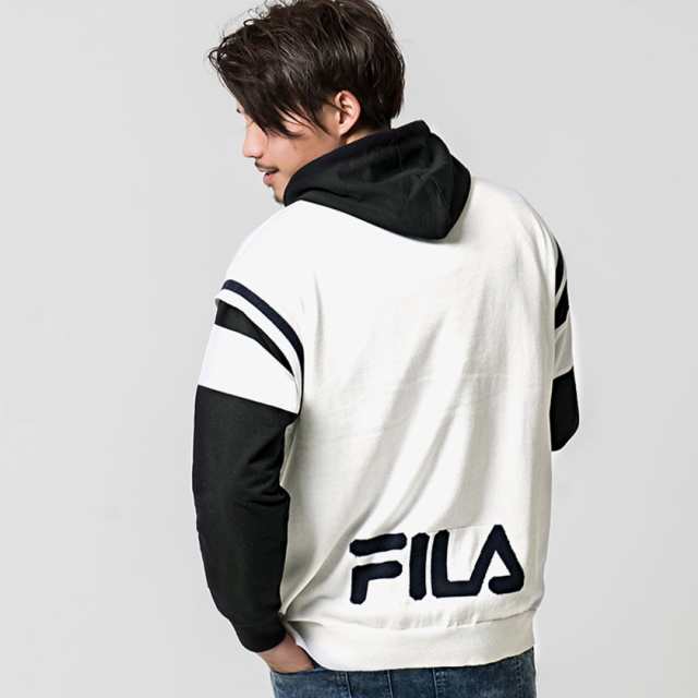 ニットベスト メンズ FILA フィラ Vネックニットベスト 即日発送