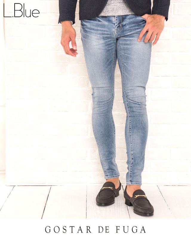 Gostar De Fuga ゴスタールジフーガ コーティング加工スキニーデニムパンツ 日本製 スキニーパンツ スリムパンツ 細身 メンズ 代 30代 の通販はau Pay マーケット Silver Bullet シルバーバレット