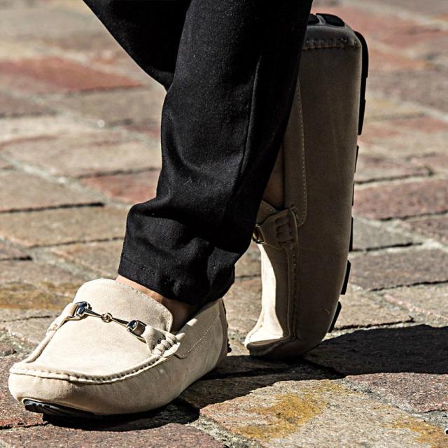 父の日ラッピング無料 セール Sale 送料無料 ドライビングシューズ メンズ 靴 シューズ ローファー スリッポン ビット付き スウェードの通販はau Pay マーケット Silver Bullet シルバーバレット