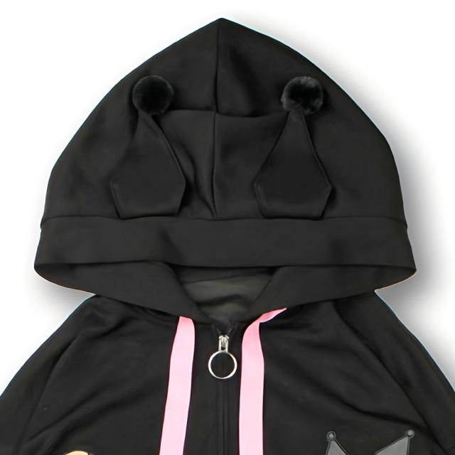 クロミ ガルフィー コラボパーカー サンリオ GALFY パーカー 黒