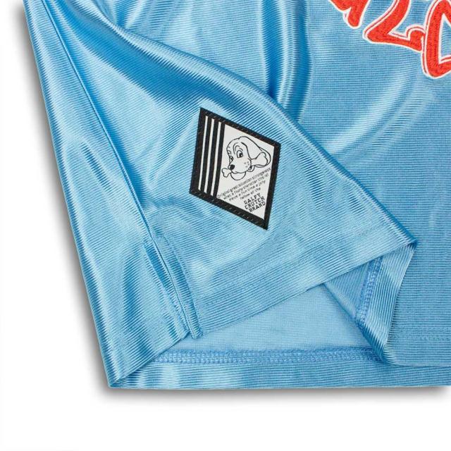 GALFY ガルフィー Tシャツ メンズ レディース 長袖 七分袖 7分袖 ブランド おしゃれ 大きいサイズ トップス カットソー Vネック ホッケーシャツ ジャージ 犬 アップリケ 刺繍 ロゴ オーバーサイズ ゆったり ユニセックス 男女兼用 ペア 黒 服 春 20代 30代 40代 [151007]_11