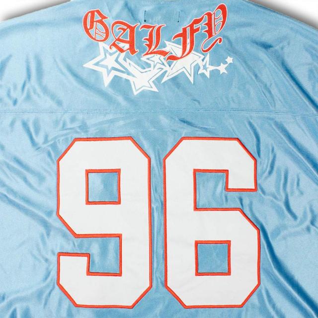 GALFY ガルフィー Tシャツ メンズ レディース 長袖 七分袖 7分袖 ブランド おしゃれ 大きいサイズ トップス カットソー Vネック ホッケーシャツ ジャージ 犬 アップリケ 刺繍 ロゴ オーバーサイズ ゆったり ユニセックス 男女兼用 ペア 黒 服 春 20代 30代 40代 [151007]_12