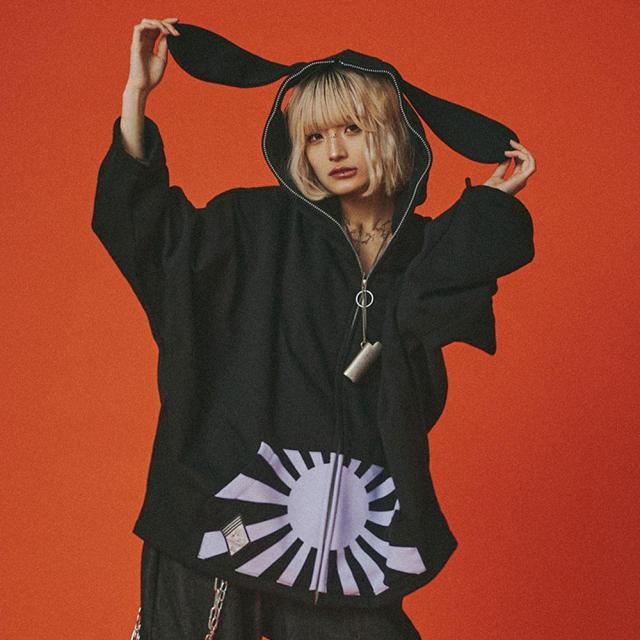 GALFY ガルフィ ガルフィー パーカー メンズ ブランド おしゃれ カジュアル ドルマンスリーブ ファッション 大きいサイズ ビッグシルエット オーバーサイズ ゆったり 個性的 耳付き マスクマン [151020]_2