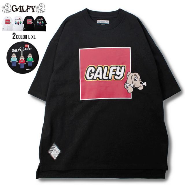 GALFY ガルフィー ガルフィ メンズ ブランド おしゃれ Tシャツ 半袖 半袖Tシャツ ユニセックス いぬ イヌ 犬 キャラクター ロゴ プリント 刺繍 大きいサイズ ホワイト ブラック 白 黒 20代 30代 40代 ユニセックス 男性 男 服 春 夏 夏服 春夏 ファッション [152207]