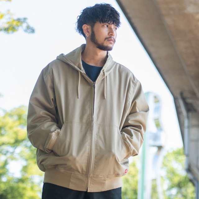 Dickies ディッキーズ フードジャケット 裏キルト ジップアップ