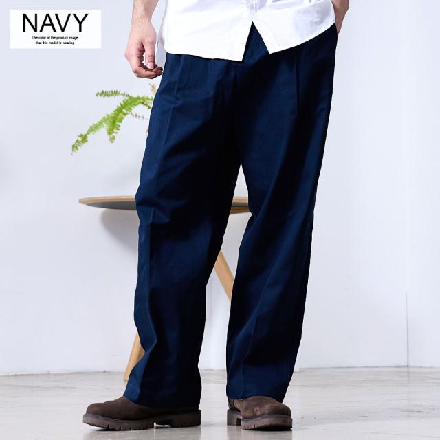 ワイドパンツ メンズ ボトムス チノパン チノパンツ ワーク 太め
