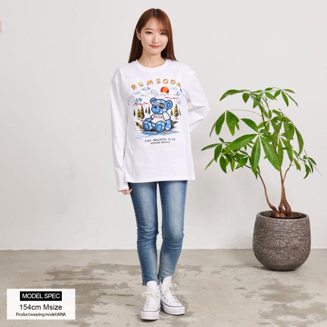 ロンT メンズ 長袖 Tシャツ カットソー ワッペン 刺繍 ブランド