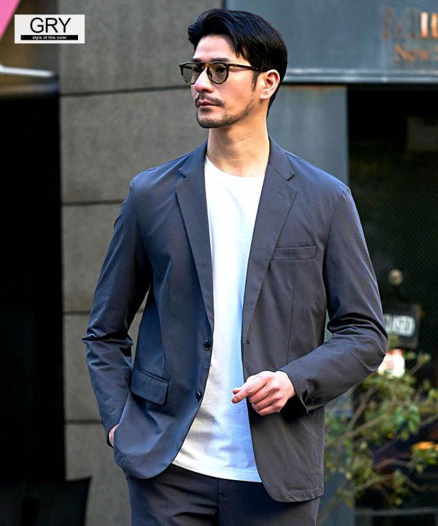セットアップ メンズ 格好のいい 上下仕かける 2点仕かける 通気はだ寒さ 当たること冷感 冷やりとした ひんやり 冷やりとした 伸ばすこと 伸縮 洗い濯ぎ機可 イージーケア テーラードジャケット テーパードパンツ 事務所心地よい 商行為 成年者 20代 30代 40代 50代 成人男性 服 春 夏 春夏 [36351-36352]