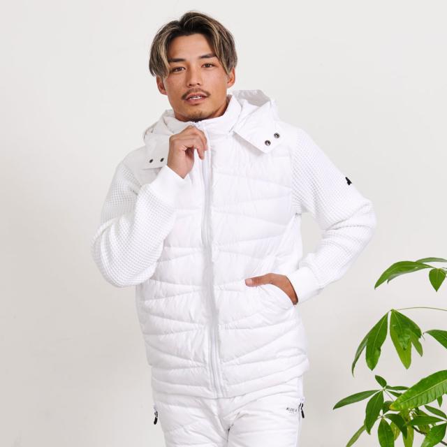 パーカー メンズ ジップパーカー ジップアップ アウター 高密度ダウン