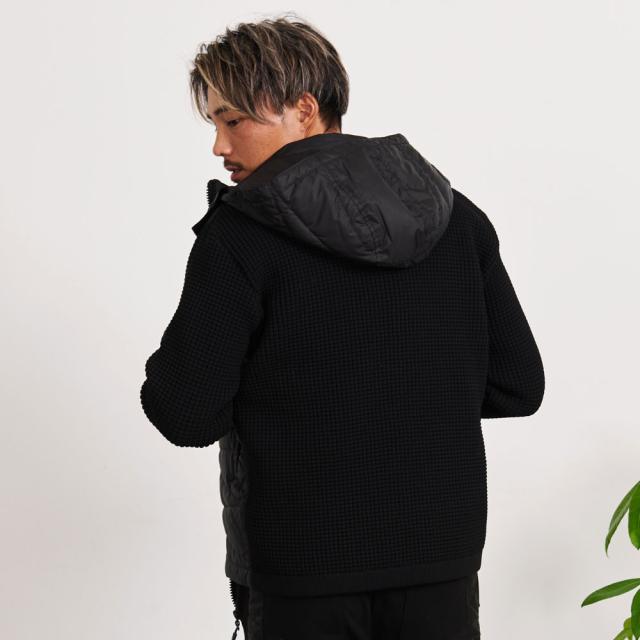 パーカー メンズ ジップパーカー ジップアップ アウター 高密度ダウン