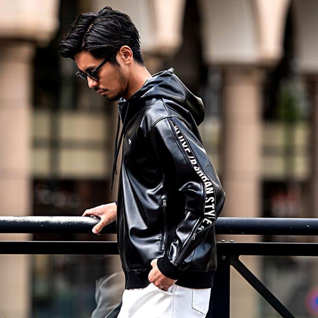 パーカー メンズ おしゃれ アウター ジップパーカー ジップアップ