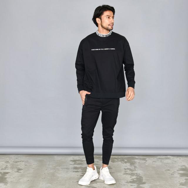 トレーナー メンズ モックネック スウェット スエット プルオーバー
