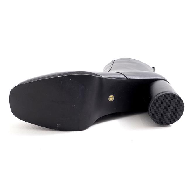 LOVE HUNTER ラブハンター ブーツ メンズ 厚底ブーツ 靴 シューズ ヒールブーツ 円柱ヒール サイドジップ 切り替え 合成皮革 合皮 PUレザー 25cm 25.5cm 26cm 26.5cm 27cm 27.5cm ブラック 黒 ヴィジュアル系 ビジュアル系 V系 モード系 きれいめ 即日発送 [6837]