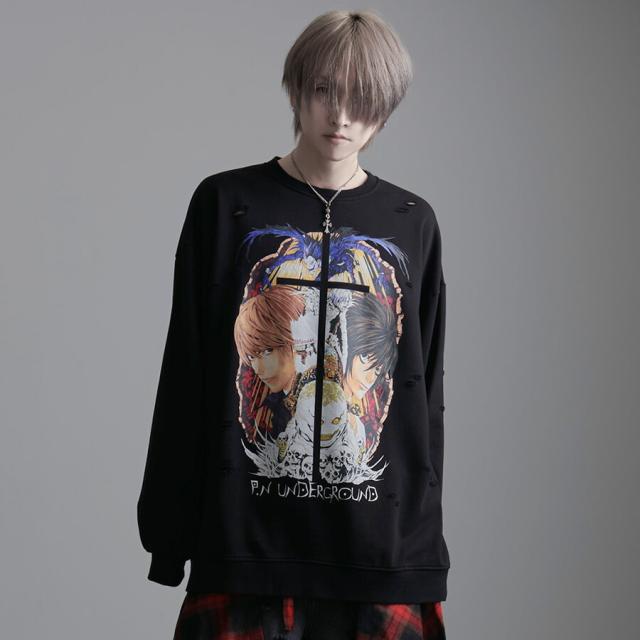 DEATH NOTE デスノート 弥海砂 ミサミサ 00s ロンT 長袖 L デスノート
