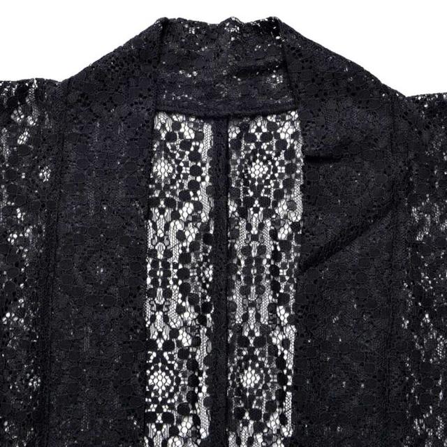 カーディガン メンズ ガウン シアー レース ファッション 服 羽織 着物