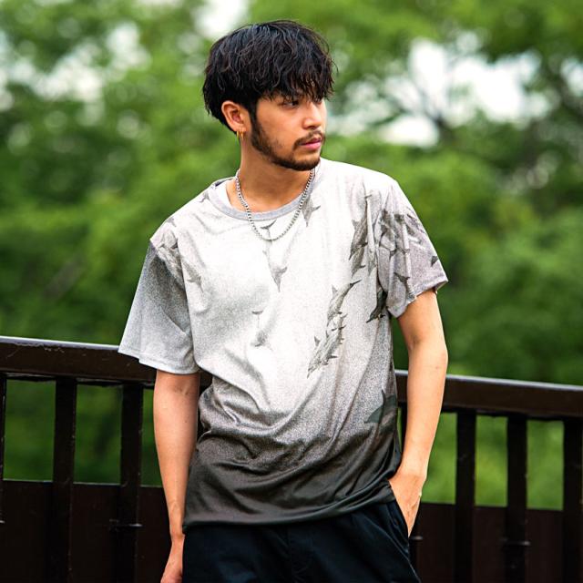 美品✨24ss パラスパレス 天竺水菊柄プリント Tシャツ 半袖 クルーネック 2416031-1.jpg