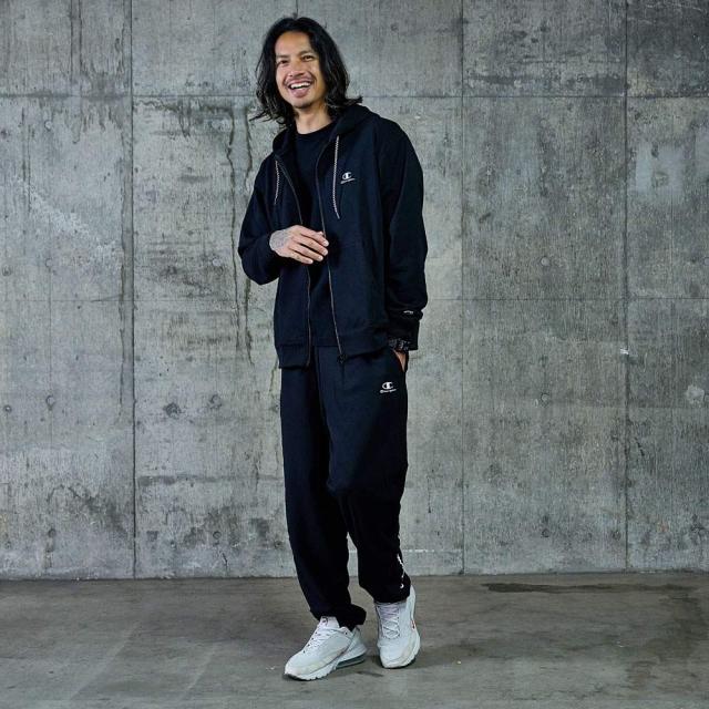 Champion チャンピオン メンズ スウェットパンツ スウェット スエット リブパンツ ジョガーパンツ ジャージパンツ おしゃれ ロゴ プリント ストレッチ テックウィーブ 軽量 速乾 大人 20代 30代 40代 50代 ちょいワル ユニセックス 男性 秋 冬 秋冬 ファッション[C3-CS212]_8