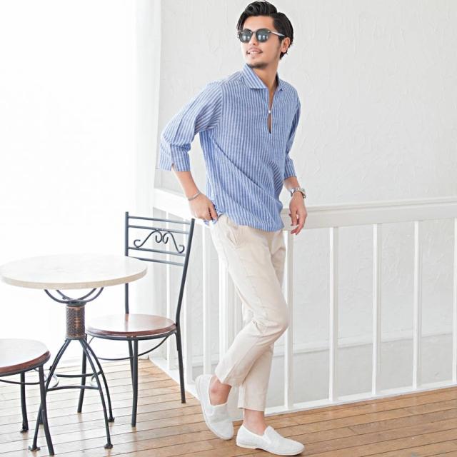 中古美品 麻100% メンズカプリシャツ2枚セット 中古美品 麻100% メンズカプリシャツ2枚セット 2025年最新