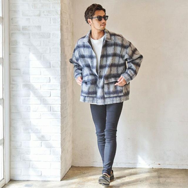 ブルゾン メンズ おしゃれ 大きいサイズ シャツジャケット シャツ