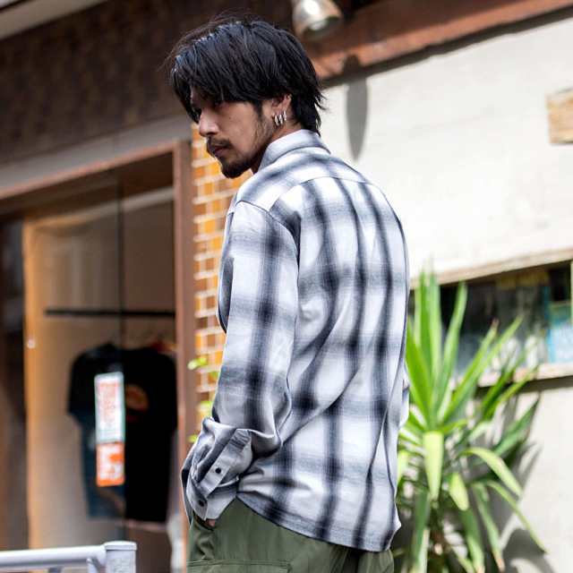 ネルシャツ メンズ チェックシャツ 長袖 シャツ 長袖シャツ