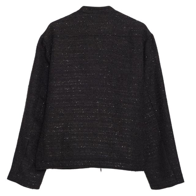 ライダースジャケット ツイードジャケット メンズ アウター ラメ