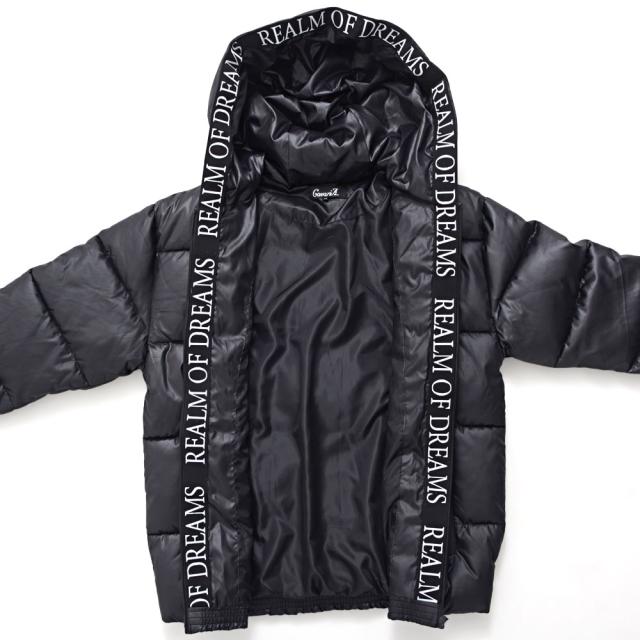 中綿ブルゾン アウター メンズ 中綿ジャケット エナメルコーティング