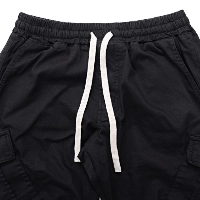 カーゴパンツ メンズ ストレッチ パンツ スリム 細身 美脚 カーゴ パンツ 伸縮性 スキニーパンツ スボン ボトムス シンプル 無地 大人 裾ジップ スポーツ ブラック カーキ M L CavariA 20代 30代 40代 ユニセックス 男性 男 服 春 夏 秋 冬 ファッション [CAGT24-22]_12