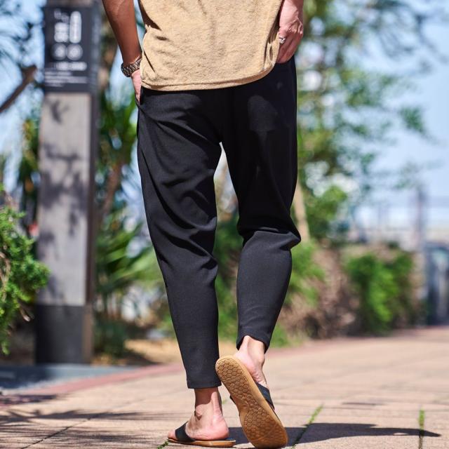 サルエルパンツ メンズ ワイドパンツ チノパン イージーパンツ メンズ テーパードパンツ メンズ パンツ ストレッチ 伸縮性 シンプル 無地 おしゃれ 大きいサイズ 大人 ユニセックス CavariA 春 夏 秋 冬 春夏 男性 男 服 ファッション 即日発送 [CAHP24-10]_6