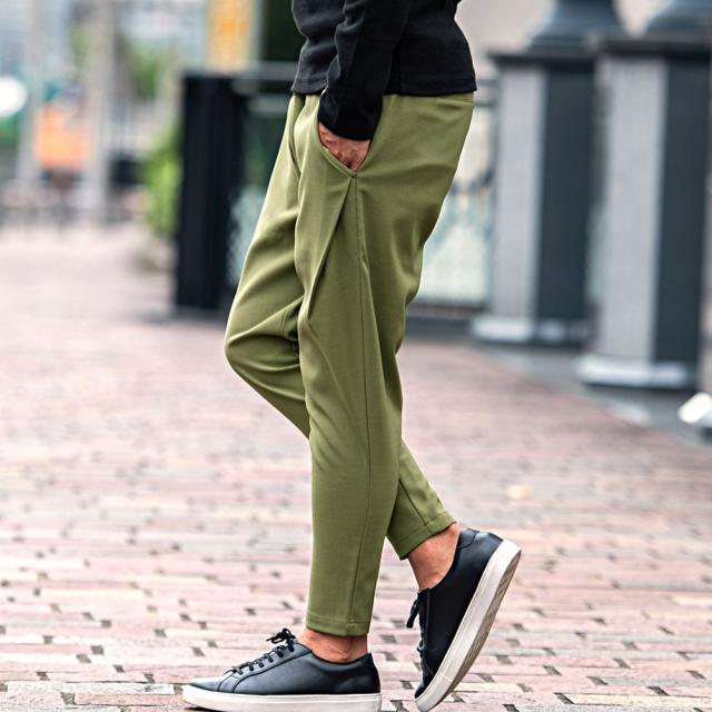 サルエルパンツ メンズ ワイドパンツ チノパン イージーパンツ メンズ テーパードパンツ メンズ パンツ ストレッチ 伸縮性 シンプル 無地 おしゃれ 大きいサイズ 大人 ユニセックス CavariA 春 夏 秋 冬 春夏 男性 男 服 ファッション 即日発送 [CAHP24-10]_16