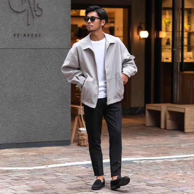 ブルゾン メンズ アウター セットアップ可 羽織 ZIP ジップアップ