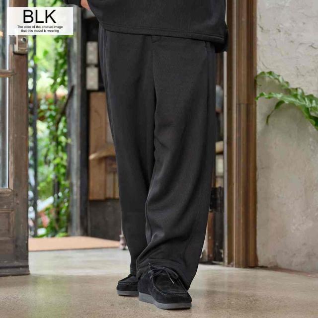 ワイドパンツ メンズ ブランド 裏起毛 ドビー素材 スウェットパンツ イージーパンツ ウエストゴム ゆったり ストレート シンプル 無地 セットアップ可能 CavariA 大人 20代 30代 40代 50代 ちょいワル ユニセックス 男性 男 服 秋 冬 秋冬 ファッション [CAHP25-39] ワイドパンツ メンズ ブランド 裏起毛 ドビー素材 スウェットパンツ