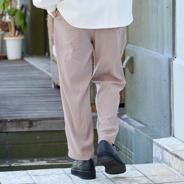 ワイドパンツ メンズ ブランド おしゃれ ボトムス テーパードパンツ スラックス イージーパンツ ドローコード シンプル 無地 上品 快適 ちょいワル M L CavariA 男性 男 大人 カジュアル きれいめ 20代 30代 40代 50代 秋 秋服 冬 冬服 秋冬 ファッション [CAHP25-43]_9