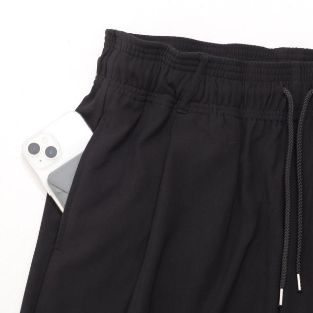 ワイドパンツ メンズ ブランド おしゃれ ボトムス テーパードパンツ スラックス イージーパンツ ドローコード シンプル 無地 上品 快適 ちょいワル M L CavariA 男性 男 大人 カジュアル きれいめ 20代 30代 40代 50代 秋 秋服 冬 冬服 秋冬 ファッション [CAHP25-43]_12