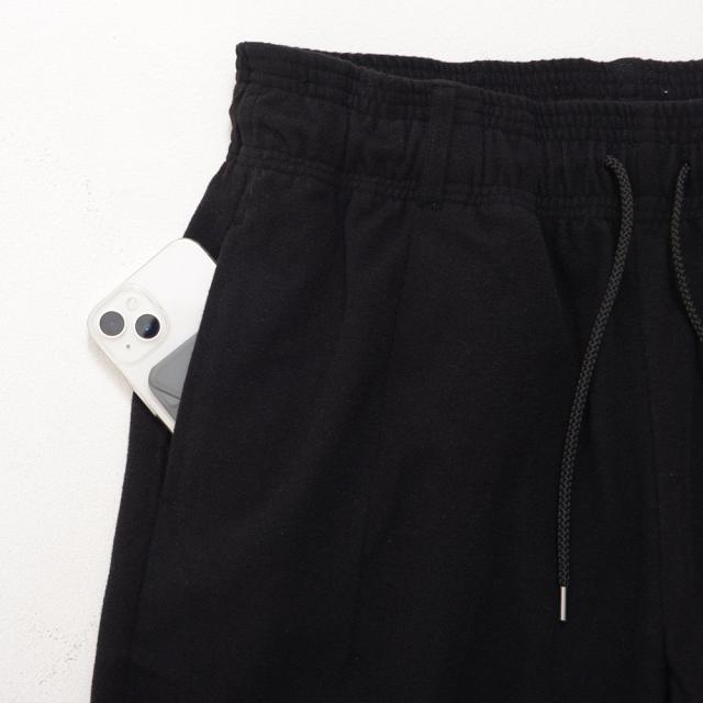 ワイドパンツ メンズ イージーパンツ 起毛 ピーチスキン リラックス