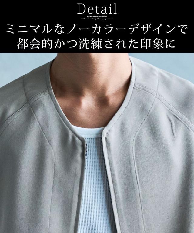 シャツ メンズ 半袖 半袖シャツ ノーカラーシャツ ジップシャツ ベースボールシャツ 羽織り 無地 シンプル ミニマル モード カジュアル 大きいサイズ ゆったり 軽量 CavariA 大人 20代 30代 40代 50代 ちょいワル ユニセックス 男性 服 春 夏 春夏 ファッション［CAHP26-30］_1