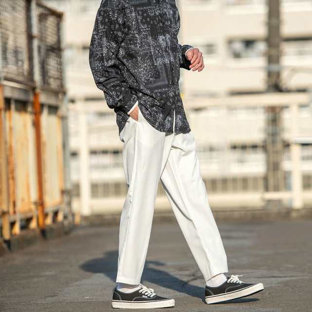 セール SALE スラックス メンズ ボトムス ロングパンツ カラー