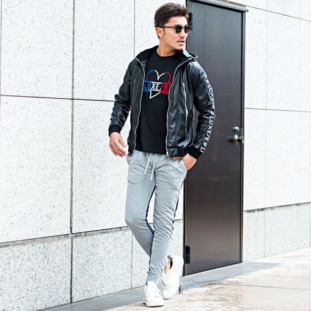 スウェットパンツ メンズ ボトムス スキニーパンツ リブパンツ 裏毛 サイドライン 細身 スリム タイト ルームウェア 部屋着 ブラック グの通販はau Pay マーケット Silver Bullet シルバーバレット