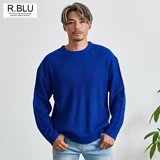 ニット メンズ セーター ブランド 厚手 大きいサイズ おしゃれ 畦編み