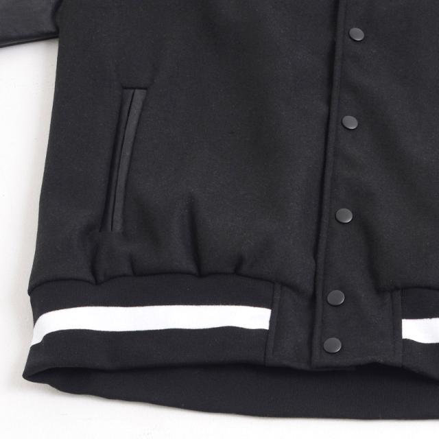 スタジャン メンズ スタジアムジャケット ブルゾン エコレザー