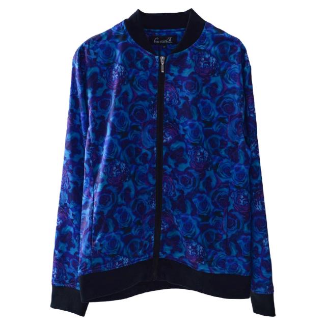 MSGM 花柄 ボンバージャケット MA-1 メンズ おしゃれ MA-1ジャケット MA1 ボンバージャケット