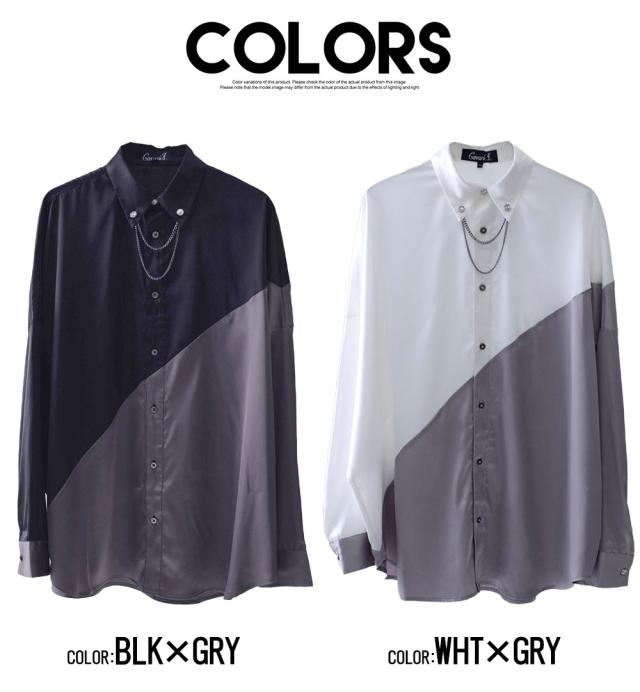 メンズ ネックレス付きシャツ アクセサリー 半袖シャツ x7061 ネックレス付き タートル半袖ルーズTシャツ｜セマンティック