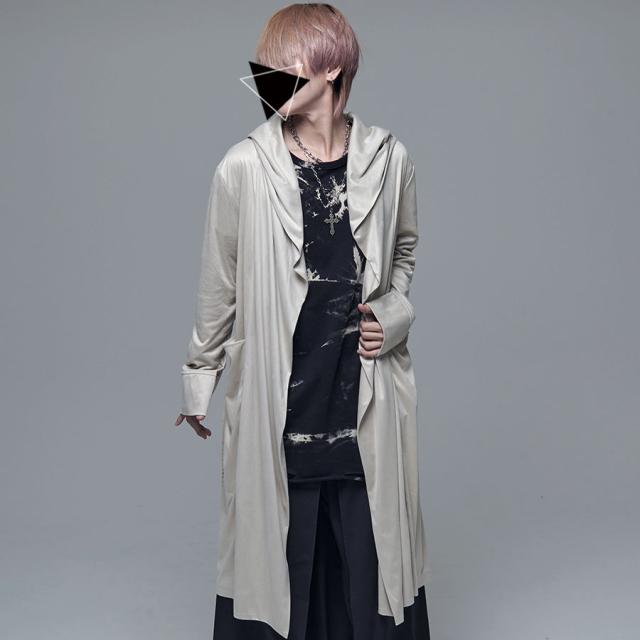 コート メンズ アウター ブランド スエード スウェード カーディガン V系 きれいめ モード系 お兄系 ヴィジュアル系 メンヘラ 黒 ブラック 白 シンプル 無地 ユニセックス 男性 男 服 CavariA 春 春服 ファッション 即日発送 [CANG24-26] コート メンズ アウター ブランド スエード スウェード カーディガン V