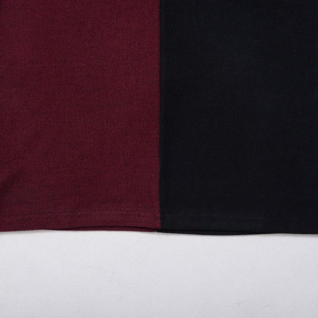 ニット メンズ 長袖 長袖Tシャツ ニットソー ロンT セーター ブランド おしゃれ 配色 ベロア ネックレス付き トップス インナー タートルネック 無地 ストレッチ 伸縮性 グレー ブラック ワイン 黒 上品 きれいめ モード 20代 30代 40代 秋 冬 ファッション [CANG24-80]_12