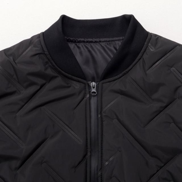 MA-1 メンズ ジャケット ブランド おしゃれ MA1 ボンバージャケット 中綿ジャケット 軽量 ブルゾン ミリタリージャケット シームレス 防寒 防風 暖かい あったか 無地 シンプル CavariA 大人 20代 30代 40代 50代 ちょいワル ユニセックス 男性 男 服 秋 冬 秋冬 [CANG25-65]_15
