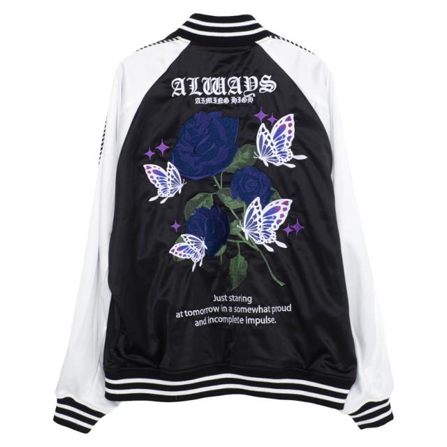 PINK HOUSE バラ刺繍 スタジャン ピンクハウス タウンコート薔薇刺繍