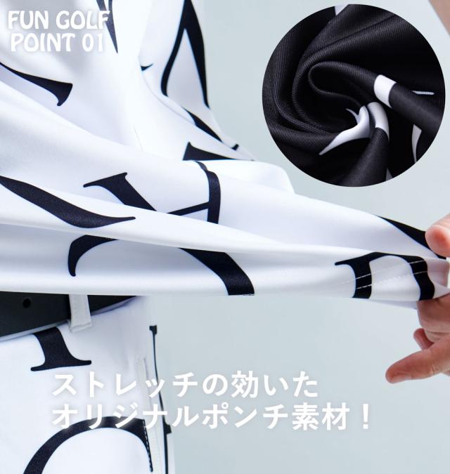 セットアップ メンズ おしゃれ 2点セット 上下セット ゴルフ Tシャツ 半袖 半袖Tシャツ トップス ゴルフパンツ ショートパンツ ハーフパンツ スポーツ パンツ ストレッチ 伸縮 スポーツ 大人 総柄 C.V.R.A 父の日 春 夏 ファッション 即日発送 [CASP24-01]_5