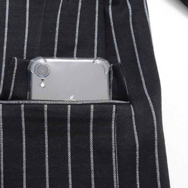 テーラードジャケット メンズ アウター 大人 ジャケット M L XL ストライプ 春 秋 冬 フォーマル カジュアル 結婚式 ビジネス ホワイト ネイビー ブラック 紺 黒 リモートワーク 在宅勤務 おしゃれ CavariA 20代 30代 40代 メンズファッション 即日発送 [CAST22-36]_12