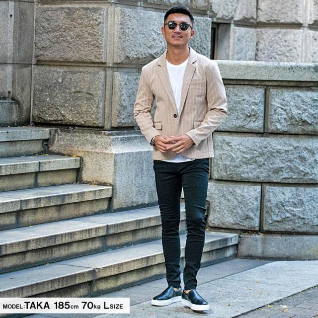 テーラードジャケット メンズ アウター 大人 ジャケット M L XL