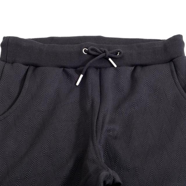 アンクルパンツ メンズ パンツ スラックス セットアップ可 ふくれ生地 シェブロン イージーパンツ おしゃれ ブランド ビジネス ボトムス スリム 細身 ストレッチ 伸縮性 ホワイト ブラック 白 黒 M L XL LL 服 秋 冬 秋冬 CavariA 20代 30代 40代 男 男性 [CAST24-44]_9